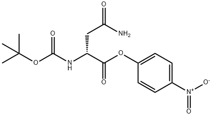 N-叔丁氧羰基-D-天冬氨酸对硝基苯酯,104199-82-8,结构式