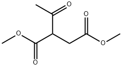 Dimethyl acetylsuccinate Struktur
