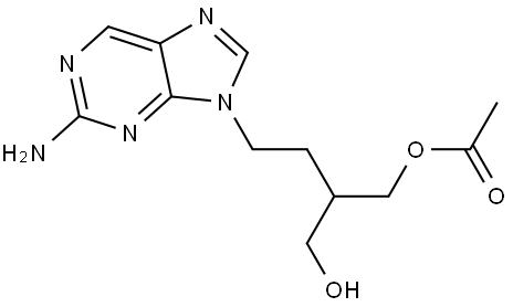 MONO-DESACETYL FAMCICLOVIR Structure