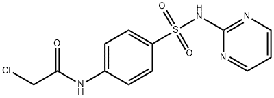 2-CHLORO-N-{4-[(PYRIMIDIN-2-YLAMINO)SULFONYL]PHENYL}ACETAMIDE Struktur