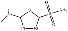 1,3,4-Thiadiazolidine-2-sulfonamide,5-(methylamino)-(9CI) Struktur