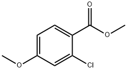 METHYL 2-CHLORO-4-METHOXYBENZOATE Struktur