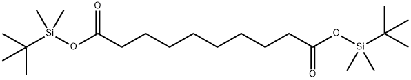 Decanedioic acid, bis(tert-butyldimethylsilyl) ester Structure