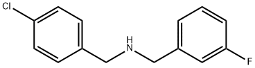 N-(4-Chlorobenzyl)-3-fluorobenzylaMine, 97% Struktur