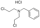 N-苄基-双邻氯乙基氨基盐酸盐, 10429-82-0, 结构式