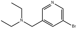 N-((5-溴吡啶-3-基)甲基)-N-乙基乙胺, 104290-48-4, 结构式