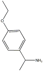 1-(4-エトキシフェニル)エタンアミン 化学構造式