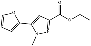 ETHYL 5-(2-FURYL)-1-METHYL-1H-PYRAZOLE-3-CARBOXYLATE Structure