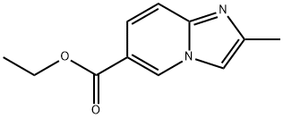 IMidazo[1,2-a]pyridine-6-carboxylic acid, 2-Methyl-, ethyl ester Structure