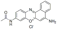 9-(acetamido)-5-aminobenzo[a]phenoxazin-7-ium chloride Structure