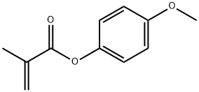 4-甲氧基苯基甲基丙烯酸酯, 10430-85-0, 结构式