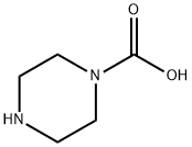 1-PIPERAZINECARBOXYLIC ACID 结构式