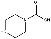 1-PIPERAZINECARBOXYLIC ACID Structure