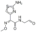 (Z)-2-氨基-ALPHA-(甲氧基亚胺基)-N-(2-氧代乙基)-4-噻唑乙酰胺 结构式