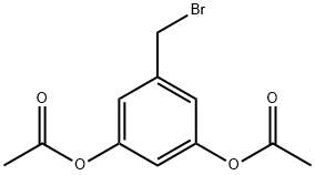 3,5-二乙酰氧基苄溴, 104311-39-9, 结构式