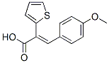 (2Z)-3-(4-METHOXYPHENYL)-2-THIEN-2-YLACRYLIC ACID Structure