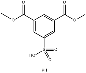 potassium dimethyl 5-sulphonatoisophthalate Structure
