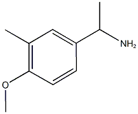 [1-(4-メトキシ-3-メチルフェニル)エチル]アミン塩酸塩 化学構造式