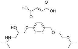 富马酸比索洛尔,104344-23-2,结构式