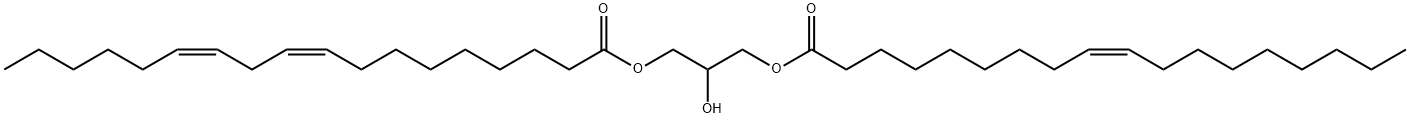 RAC 1-オレオイル-3-リノレオイルグリセロール 化学構造式