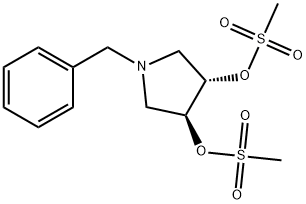 (S,S)-N-BENZYL-3,4-TRANS-DIMESOLATE PYRROLIDINE Structure