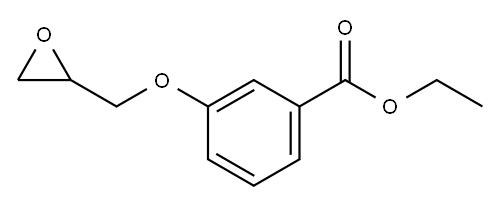 Benzoic acid, 3-(oxiranylMethoxy)-, ethyl ester Struktur