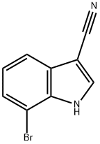 1H-Indole-3-carbonitrile, 7-broMo-