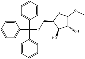 METHYL 5-O-TRITYL-D-XYLOFURANOSIDE, 104371-03-1, 结构式