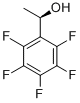 R(+)-1-(PENTAFLUOROPHENYL)ETHANOL Struktur