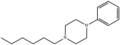 1-HEXYL-4-PHENYL-PIPERAZINE 结构式