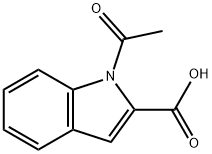 1-乙酰基吲哚-2-甲酸, 10441-26-6, 结构式