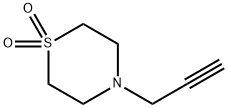 4-PROPARGYLTHIOMORPHOLINE 1,1-DIOXIDE Struktur