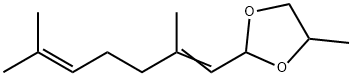 柠檬醛丙二醇缩醛,10444-50-5,结构式