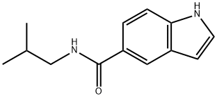 1H-Indole-5-carboxaMide, N-(2-Methylpropyl)- Structure