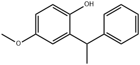 4-METHOXY-2-(1-PHENYL-ETHYL)-PHENOL Struktur
