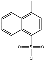 4-メチル-1-ナフタレンスルホニルクロリド 化学構造式