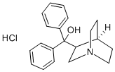 (3-QUINUCLIDINYL)DIPHENYL CARBINOL HYDROCHLORIDE Struktur