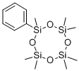 heptamethylphenylcyclotetrasiloxane Structure