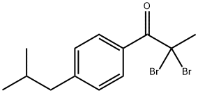 4'-Isobutyl-2,2-dibroMopropiophenone Structure
