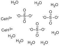 CERIUM(III) SULFATE OCTAHYDRATE Structure