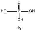 汞-磷酸(1:1),10451-12-4,结构式