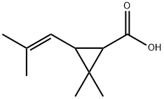 菊酸 化学構造式