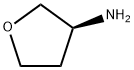 (3S)-オキソラン-3-アミン 化学構造式