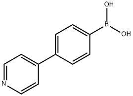 4-(pyridin-4-yl)phenylboronic acid Structure