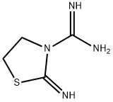 2-Imino-3-thiazolidinecarboxamidine Structure