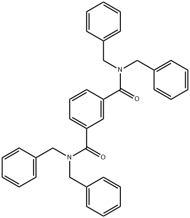 1,3-BenzenedicarboxaMide, N,N,N',N'-tetrakis(phenylMethyl)- Struktur