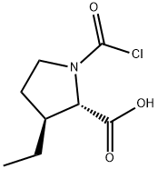 L-프롤린,1-(클로로카보닐)-3-에틸-,트랜스-(9CI)