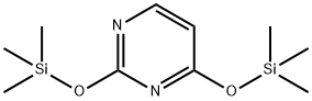 2,4-ビス[(トリメチルシリル)オキシ]ピリミジン 化学構造式
