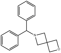 2-Oxa-6-azaspiro[3.3]heptane, 6-(diphenylMethyl)- Structure