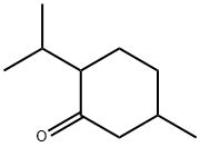 Menthone Structure